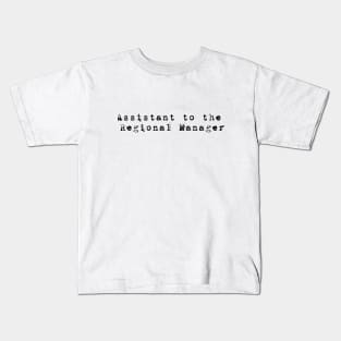 Assistant to the Regional Manager - The office Kids T-Shirt